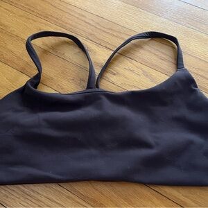 Lululemon Wunder Train Strappy Racer Sports Bra 12  A/B